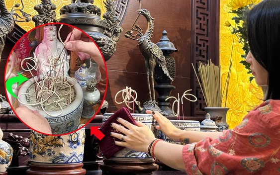 Chân hương tầng tầng, lớp lớp dù chưa đến 23 tháng Chạp: Có được tỉa bớt cho gọn, hay phải đợi?