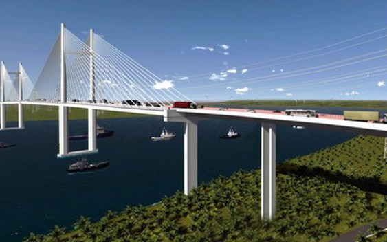 Lộ diện thời điểm cầu dây văng có tĩnh không cao nhất Việt Nam "về đích"