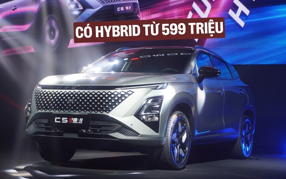 Omoda C5 SHS ra mắt Việt Nam: Giá khởi điểm 599 triệu đồng, trang bị AI, sạc và đổ đầy xăng đi hơn 1.000km, phả hơi nóng vào Toyota Corolla Cross