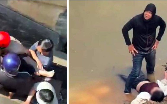 Đã tìm thấy người đàn ông nhảy xuống sông cứu cô gái, nhiều người xin số nhưng từ chối