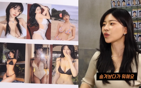 Chùm ảnh bà đồng mặc bikini gây xôn xao dư luận Hàn