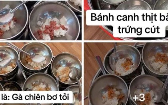 Các suất ăn ở trường mầm non bị phản ánh quá ít: Nghi ngờ giáo viên đã nghỉ việc tự múc ra bát, rồi chụp ảnh