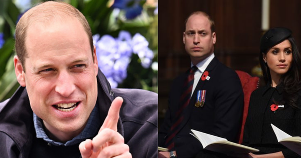 Chỉ nói đùa một câu ngắn gọn, Hoàng tử William đã “cạnh khóe” thâm thúy Meghan, khiến em dâu phải giật mình muối mặt