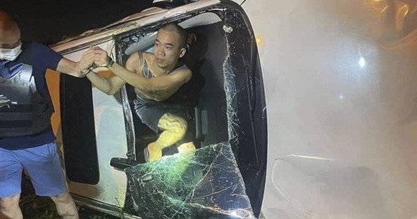 Thanh niên xăm trổ lái ô tô gây tai nạn rồi bỏ chạy dương tính ma tuý