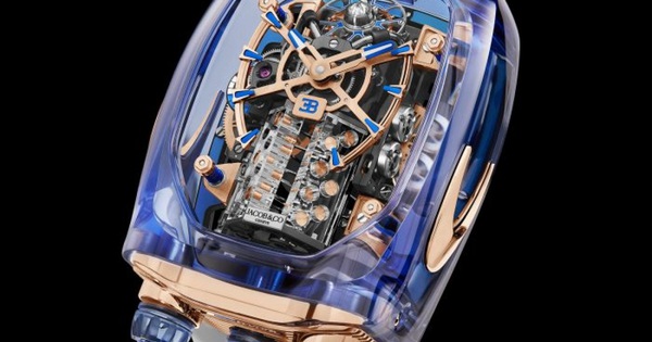 Admire Bugatti and Jacob & Co watch models.  worth .5 million