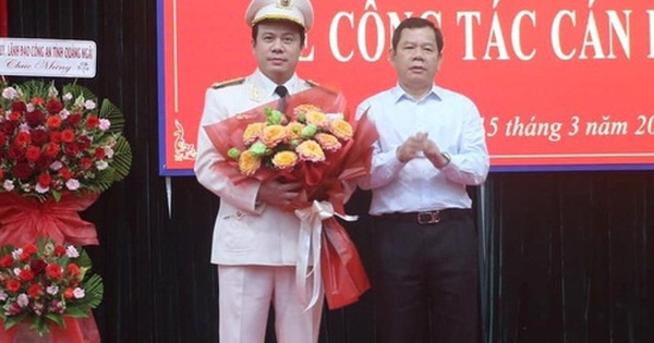 Quang Ngai has a new Deputy Director of the Provincial Police