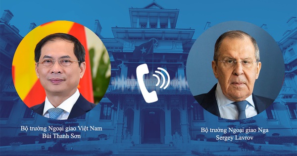 Foreign Minister Bui Thanh Son talked by phone with the Minister of Foreign Affairs of the Russian Federation