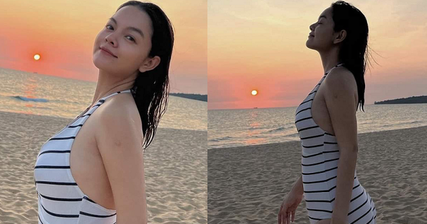 Pham Quynh Anh released bikini photos, showing off her body after pregnancy rumors