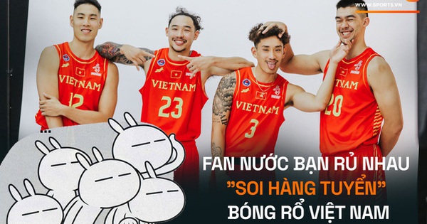 The basketball team has just released the training list, and the fans of your country invite each other to “check out the selection” of the Vietnamese squad