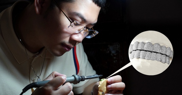 From satisfying personal needs, the guy creates diamond jewelry for his teeth, selling 400 million/set