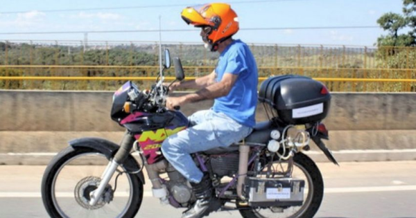 No need for gasoline, just 1 liter of dirty water can make this motorbike run for nearly 500 km