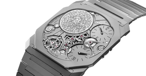The world’s thinnest mechanical watch, priced at 0,000, but comes with super weird design details on the surface