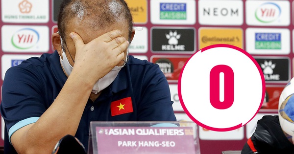 Haunted by the number 0, Coach Park Hang-seo once more “puts his hand on the shoulder” Quang Hai?