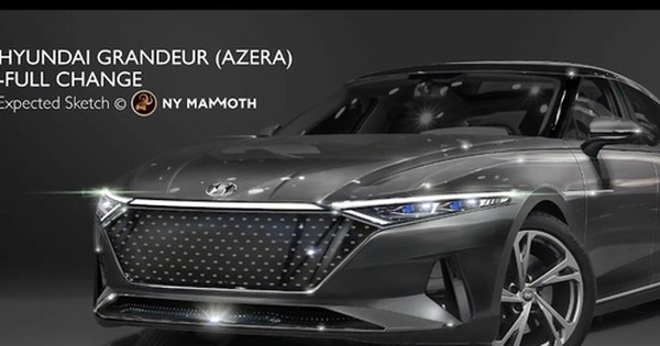 Hyundai Azera/Grandeur revealed the design that will be used to compete with Mercedes-Benz S-Class