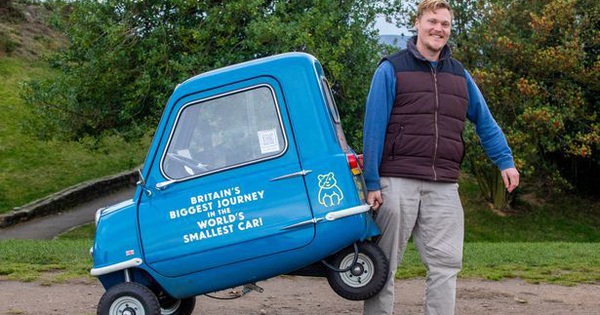 The man who owns the smallest car in the UK, reveals the shocking cost of gas