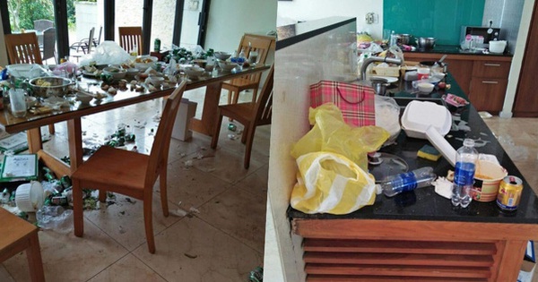 Guests littered the villa indiscriminately, the cleaning staff also showed an attitude that made everyone unhappy