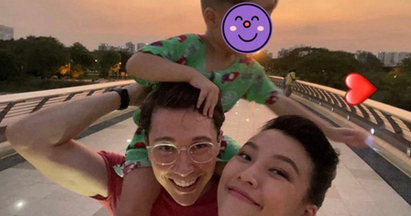 Half a month before the divorce was confirmed, Hoang Oanh’s family made a move to dispel rumors of a rift