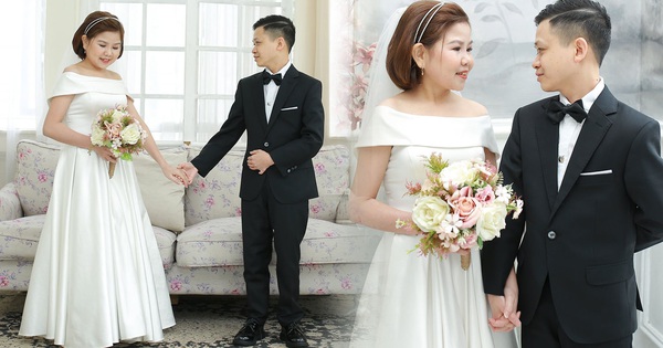 The groom and the bride are 1m30 tall, fall in love online and then become charming