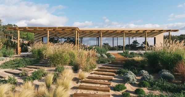 Isolated villa in the desert of Portugal