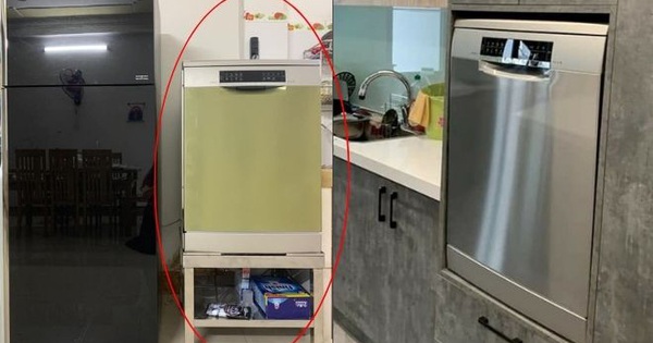 Install a dishwasher on a shelf, high price?  Many people are still confused
