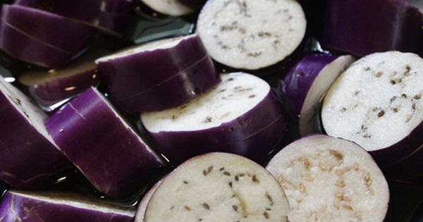 cách nấu canh cà tím với đậu