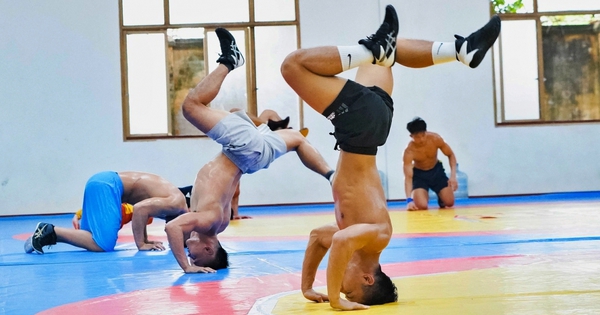 The Vietnamese wrestling team is determined to be number one at the 31st SEA Games