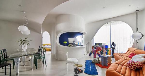 Unique and artistic “rock cave” apartment in Thao Dien