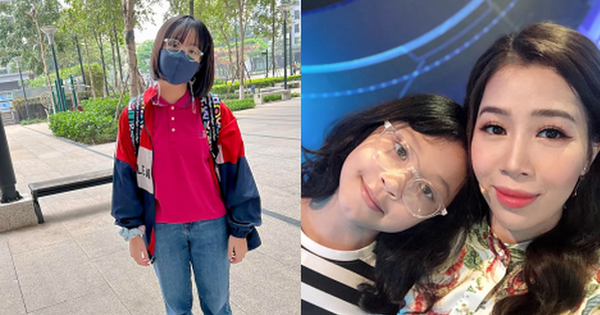 All pictures show off their children going to school, even MC Diep Chi has to “run out of words” before this action of her daughter