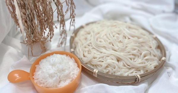 How to make vermicelli and pho from cold, chewy rice is very simple