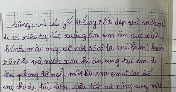 An essay about an elementary school girl’s outing makes people laugh and enjoy