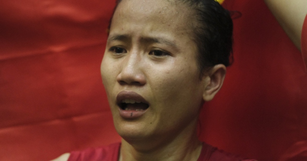 Nguyen Thi Hang Nga burst into tears after the 2nd SEA Games gold medal in her career