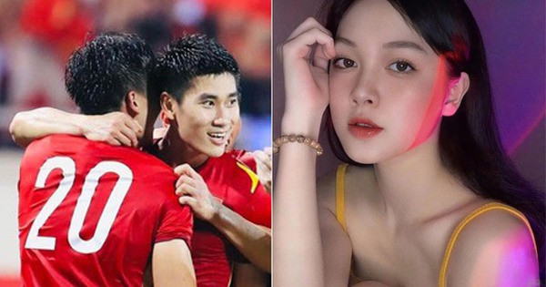 2k girlfriend is as pretty as the hot girl of striker Nham Manh Dung