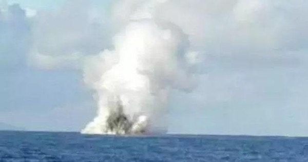 ‘Shark volcano’ erupts in the middle of the Pacific Ocean