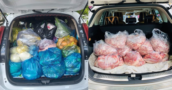 Car trunks full of vegetables, meat and fish “leave in the countryside” flooded social networks, netizens argued
