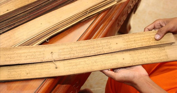 Preserve to promote the heritage value of writing on leaves