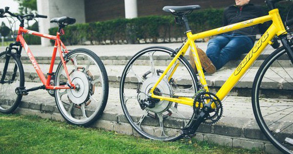 Bicycle wheels turn rider’s weight into propulsion