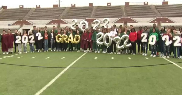 The special school has 35 pairs of twins 1 set of triplets graduated together