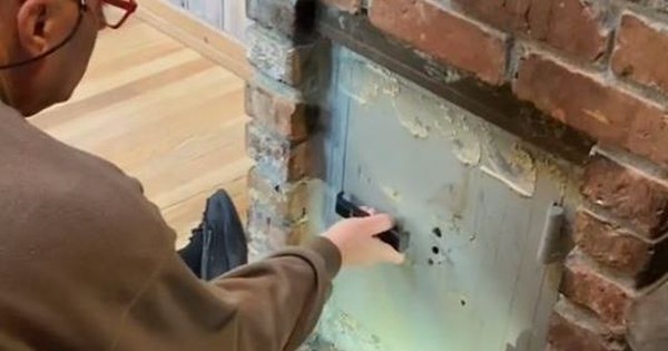 Discovering the secret safe in the house, the owner opened it and was stunned with what was inside