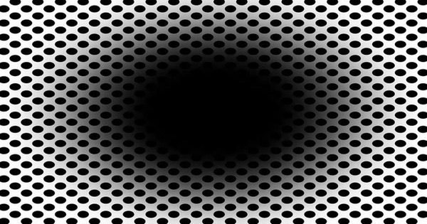 This optical illusion makes 86% of people look at it like ‘falling into a black hole’