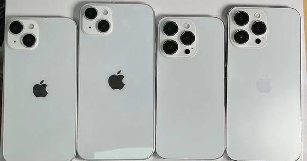Leaked images of iPhone 14 “models”