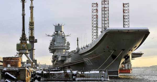 Luck follows Russia’s only aircraft carrier