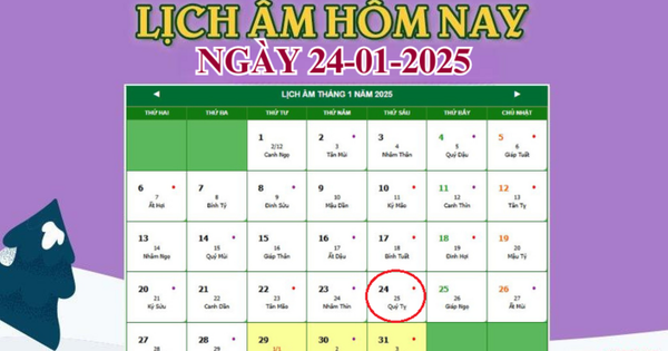 Lịch âm 24/1 – Âm lịch hôm nay 24/1 chính xác nhất – lịch vạn niên 24/1/2025