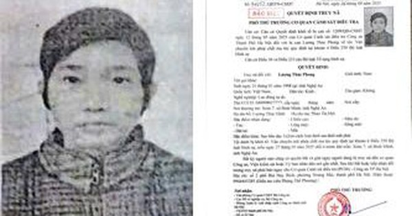 Truy nã Lương Thúc Phong