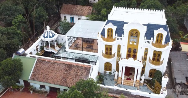 Biệt thự dát vàng nổi tiếng nhất Bắc Ninh, riêng bộ bàn ghế đã 1 tỷ đồng