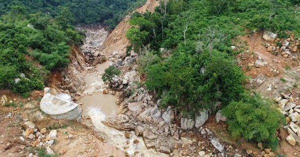 Bất ngờ với kết cấu công trình hồ chứa nước bị vỡ khiến 1 người chết ở Lâm Đồng