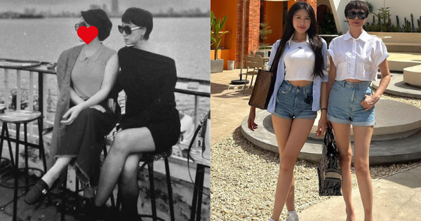 Mẹ vợ Đoàn Văn Hậu khoe chân dài nuột nà, sexy hết nấc, Doãn Hải My thừa hưởng từ đây