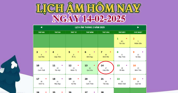 Lịch âm 14/2 – Âm lịch hôm nay 14/2 chính xác nhất – lịch vạn niên 14/2/2025