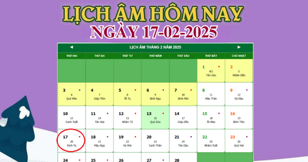 Lịch âm 17/2 – Âm lịch hôm nay 17/2 chính xác nhất – lịch vạn niên 17/2/2025