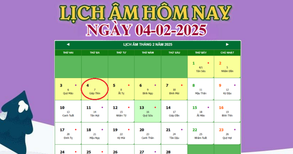 Lịch âm 4/2 – Âm lịch hôm nay 4/2 chính xác nhất – lịch vạn niên 4/2/2025