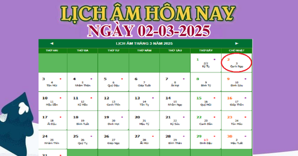 Lịch âm 2/3 – Âm lịch hôm nay 2/3 chính xác nhất – lịch vạn niên 2/3/2025